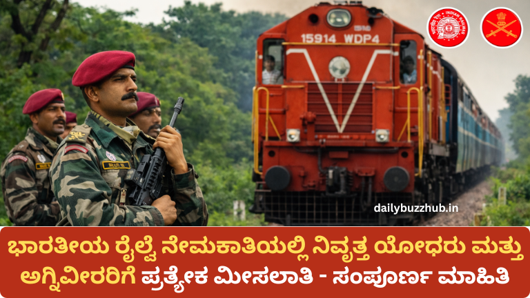 Indian Railways and Army Job Update 2026