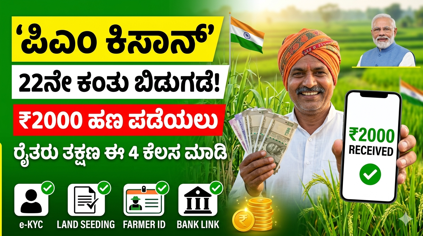 PM Kisan 22nd Installment