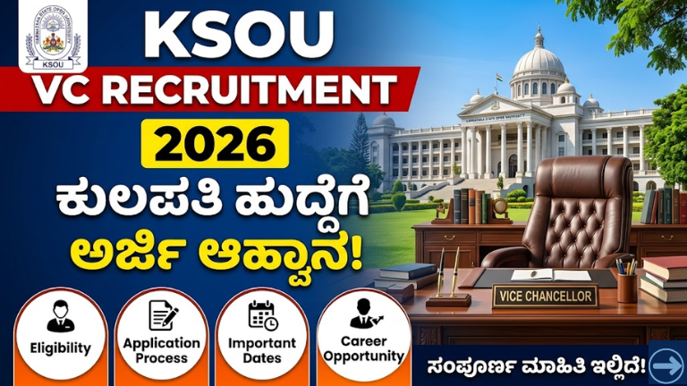 KSOU VC Recruitment 2026