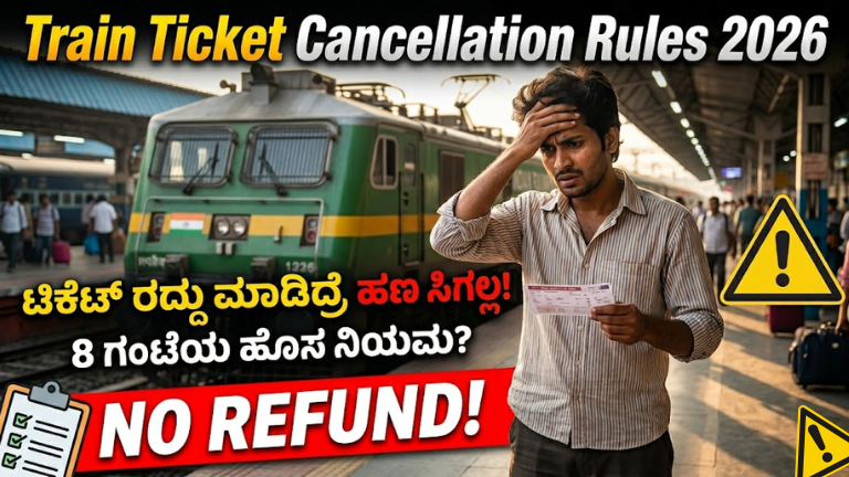 Train Ticket Cancellation Rules 2026